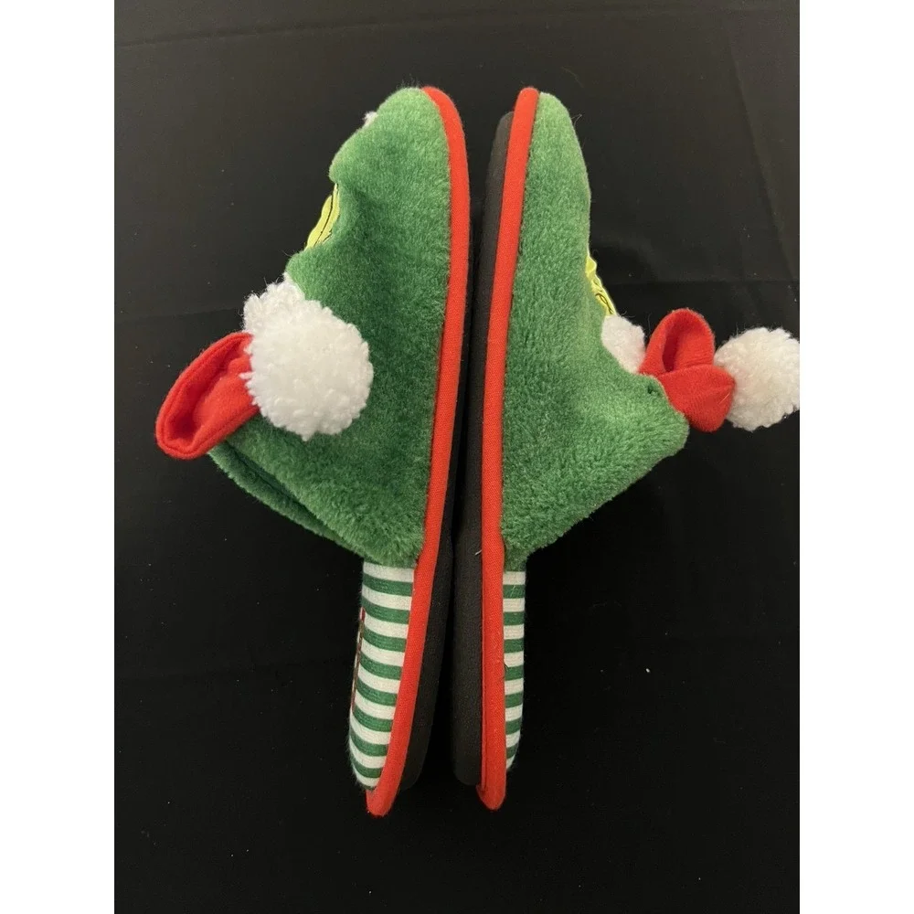 Men's Size‎ 9-10 Christmas The Grinch Slippers/House shoes Holidays, Unisex